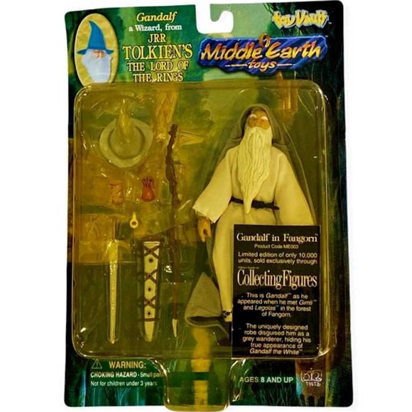 1998 Wizard Gandalf in Fangorn Figure Lord of the Rings JRR Tolkien Middle Earth - Picture 1 of 9